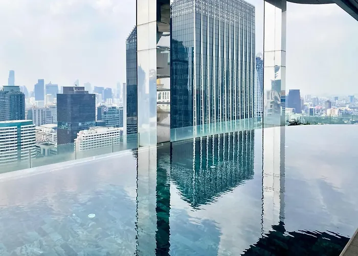 公寓 Near Bts L Centralworld L Pool And Sauna 曼谷